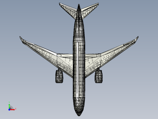 B3004198-波音787-800全尺寸组装模型前视缩略图