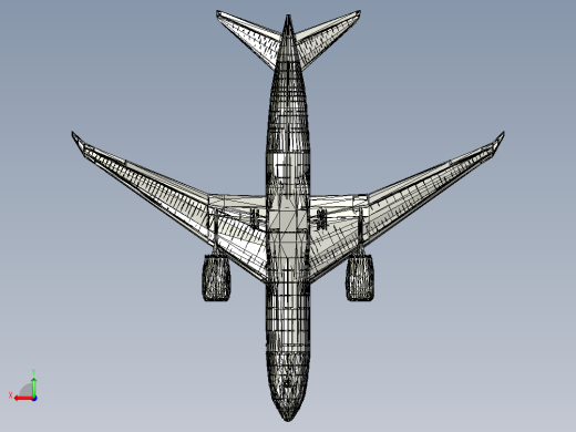 B3004198-波音787-800全尺寸组装模型后视缩略图
