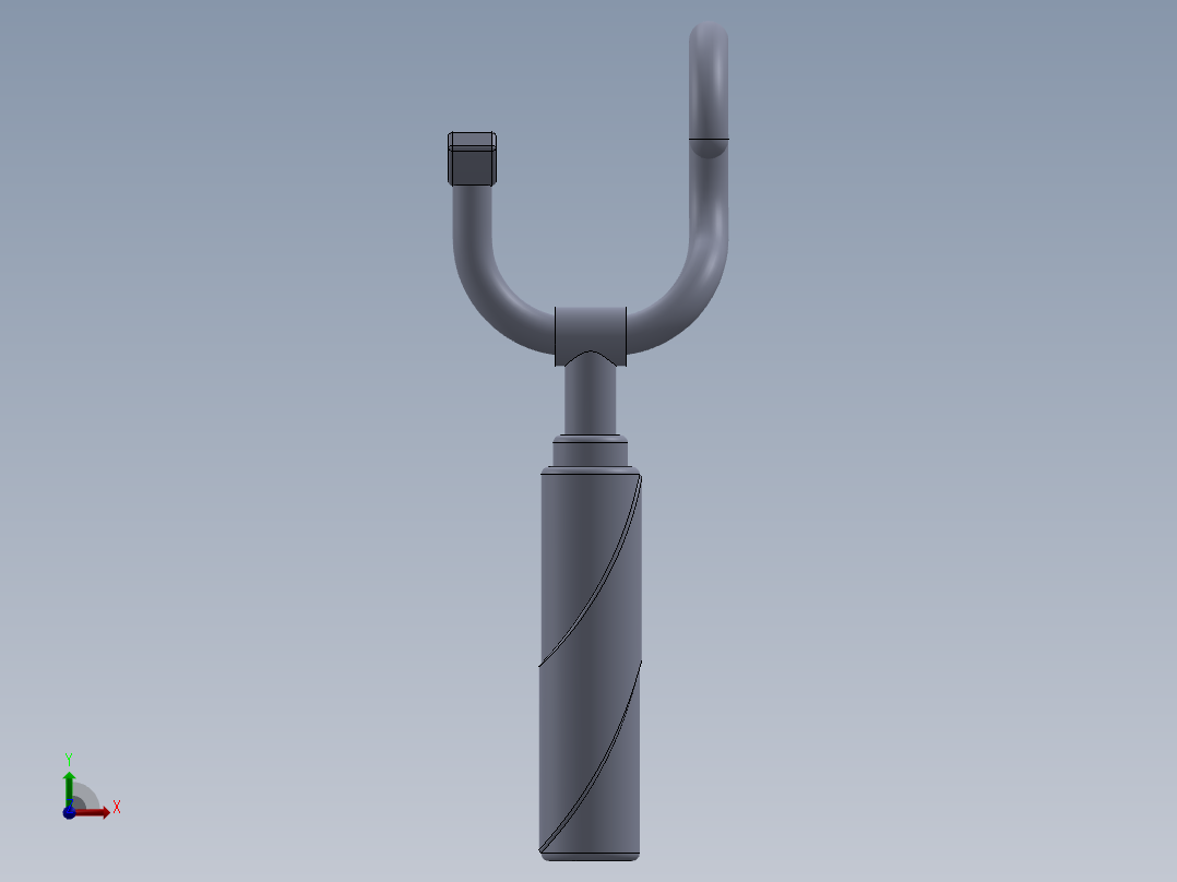 阀门钥匙工具前视图