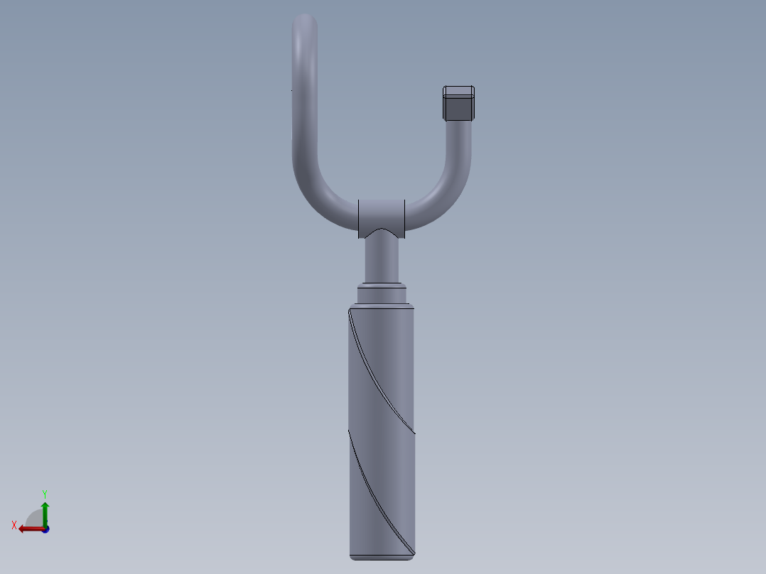 阀门钥匙工具后视图