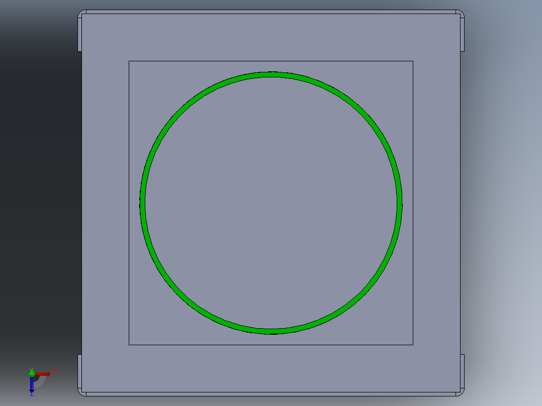 紧凑型油箱液压装置 180x180x235 mm俯视图