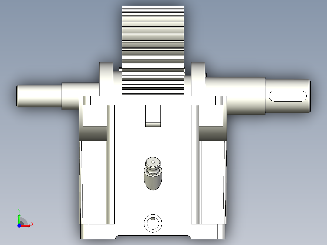 减速箱设计图前视图