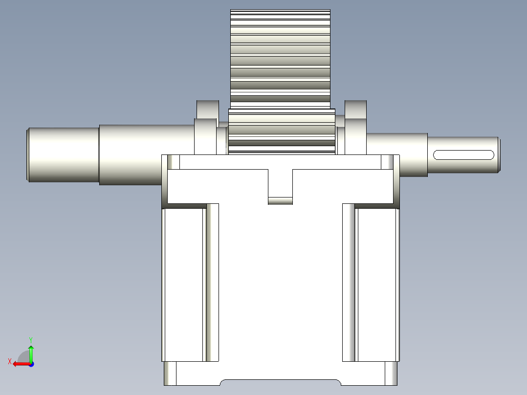 减速箱设计图后视图