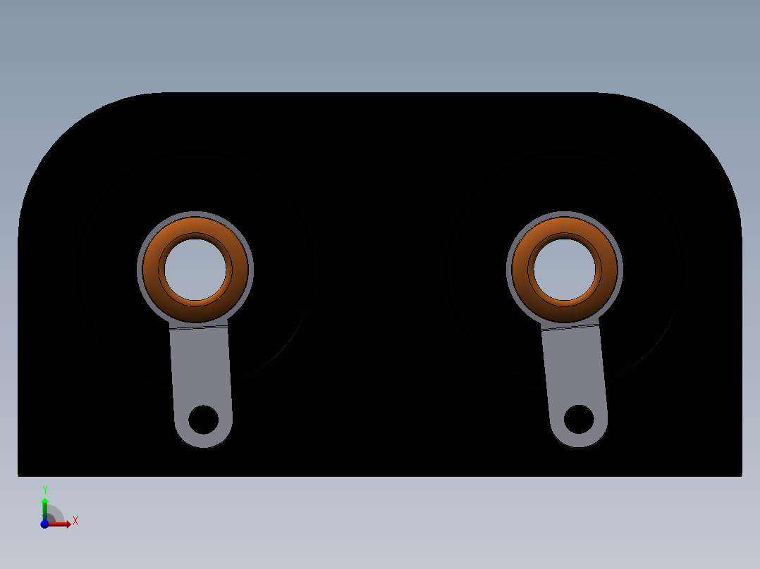 电池仓、电池前视图