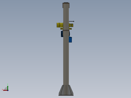 单臂吊车模型后视缩略图