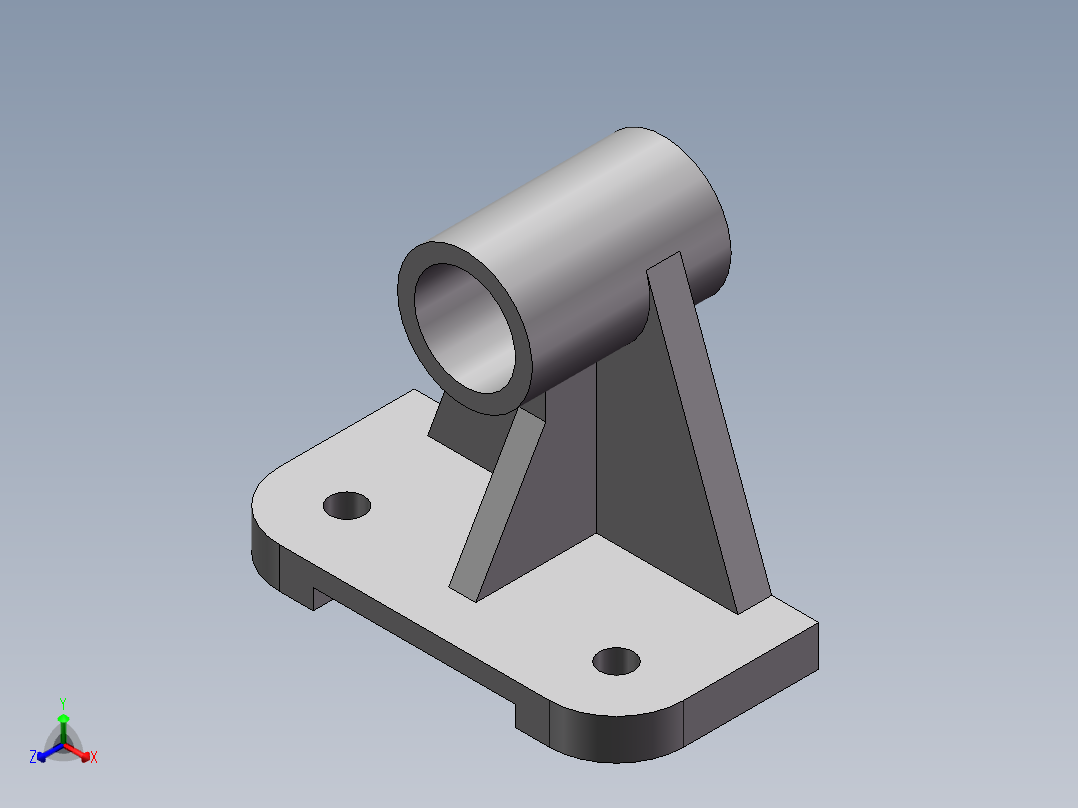 SW练习题正等轴测图