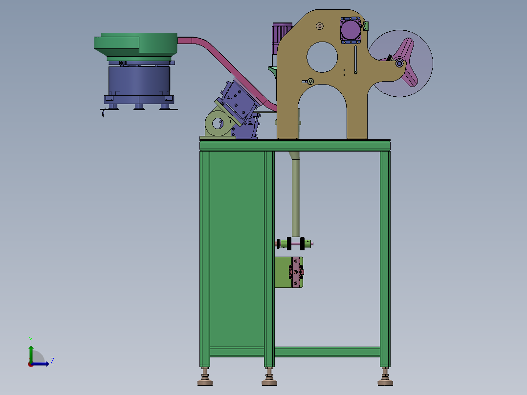 工业用打包机    sw22左视图