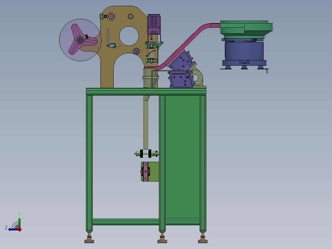 工业用打包机    sw22右视图