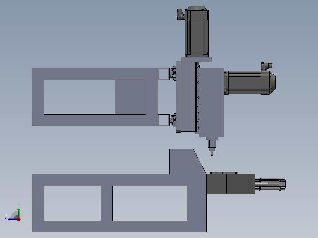 自动攻丝机右视图