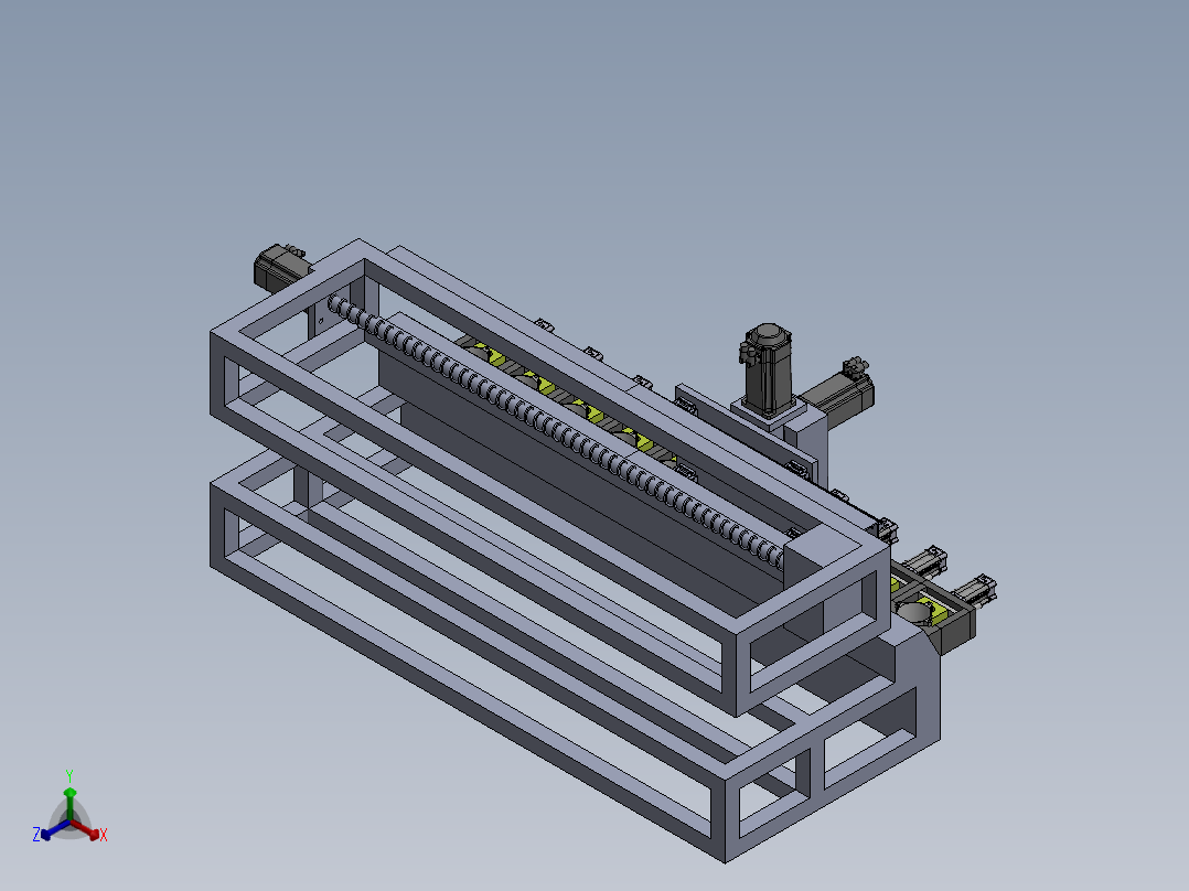 自动攻丝机正等轴测图