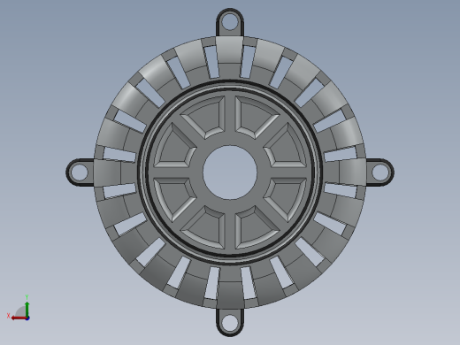 交流发电机外壳后视缩略图