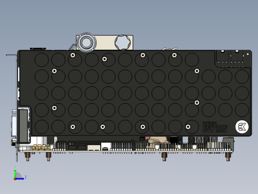 水冷式电脑主板左视缩略图