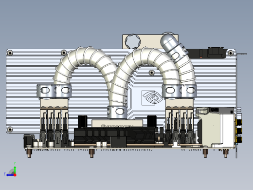 水冷式电脑主板右视缩略图