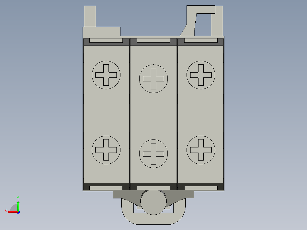 XB2BD21C两位选择开关后视图
