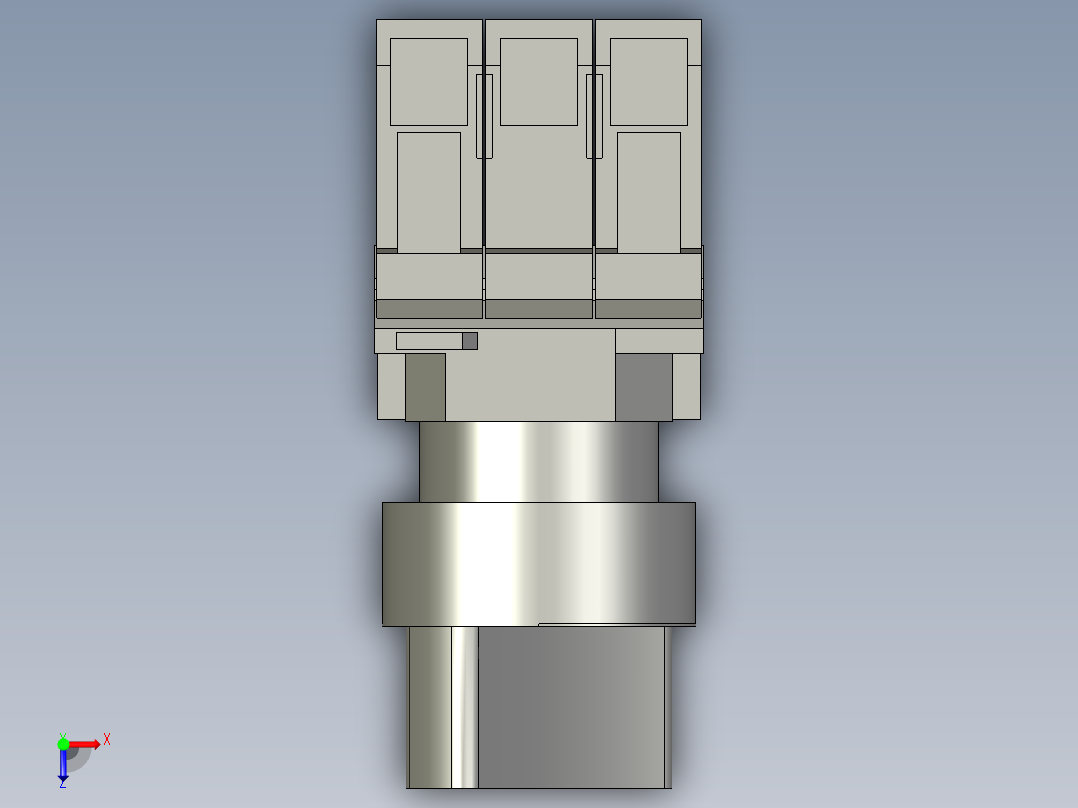 XB2BD21C两位选择开关俯视图