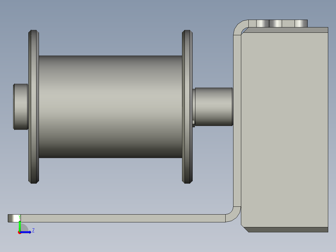 浮动转轮机构2左视图