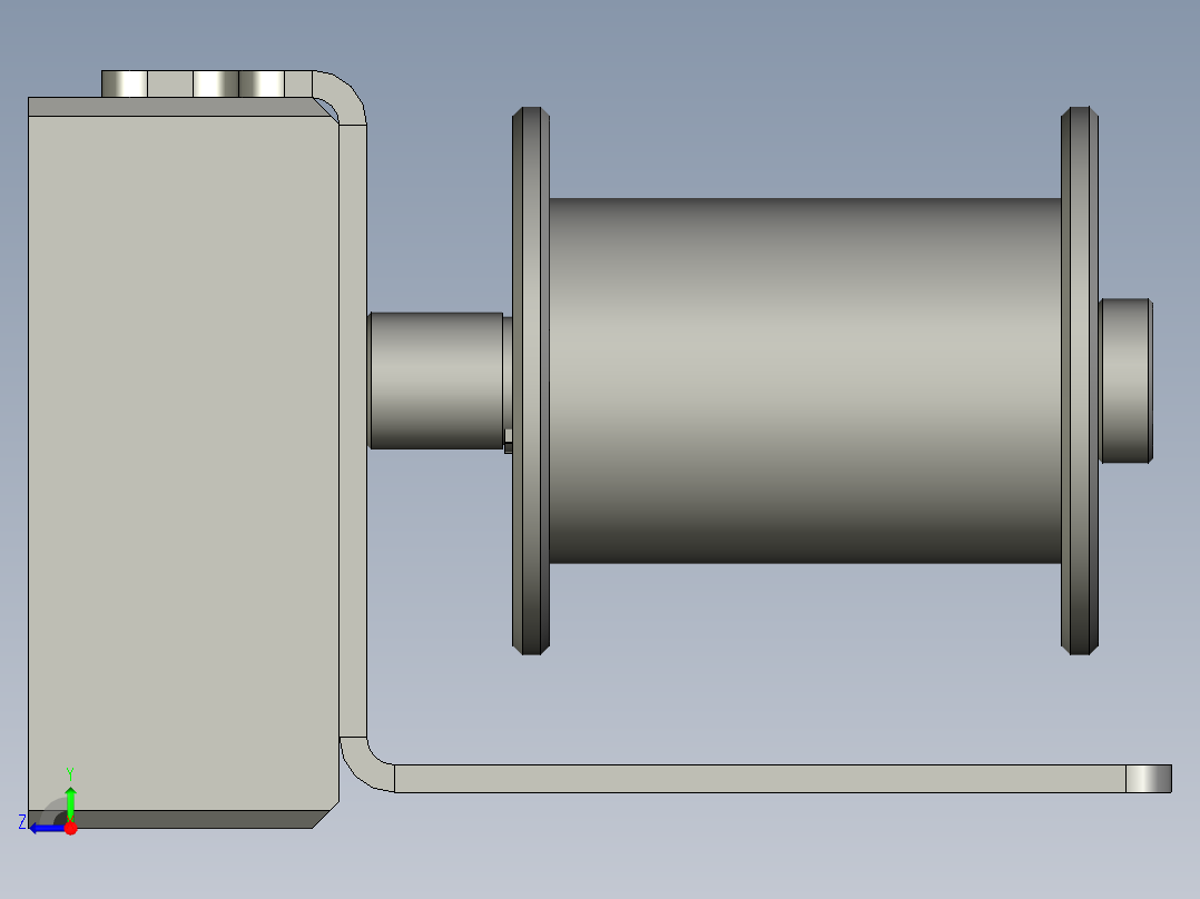 浮动转轮机构2右视图