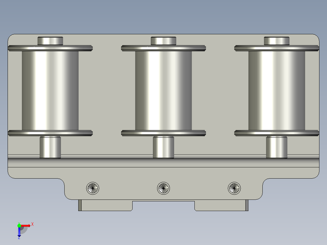 浮动转轮机构2俯视图