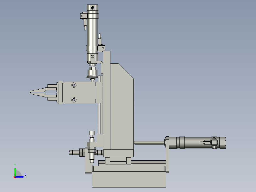 wz1-9-12撕纸组件左视图