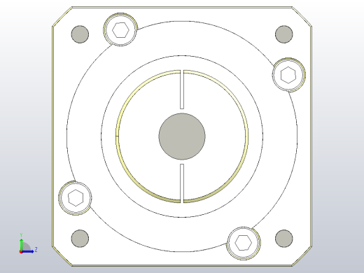 法斯顿KPL90减速机3D模型Soidworks设计左视缩略图