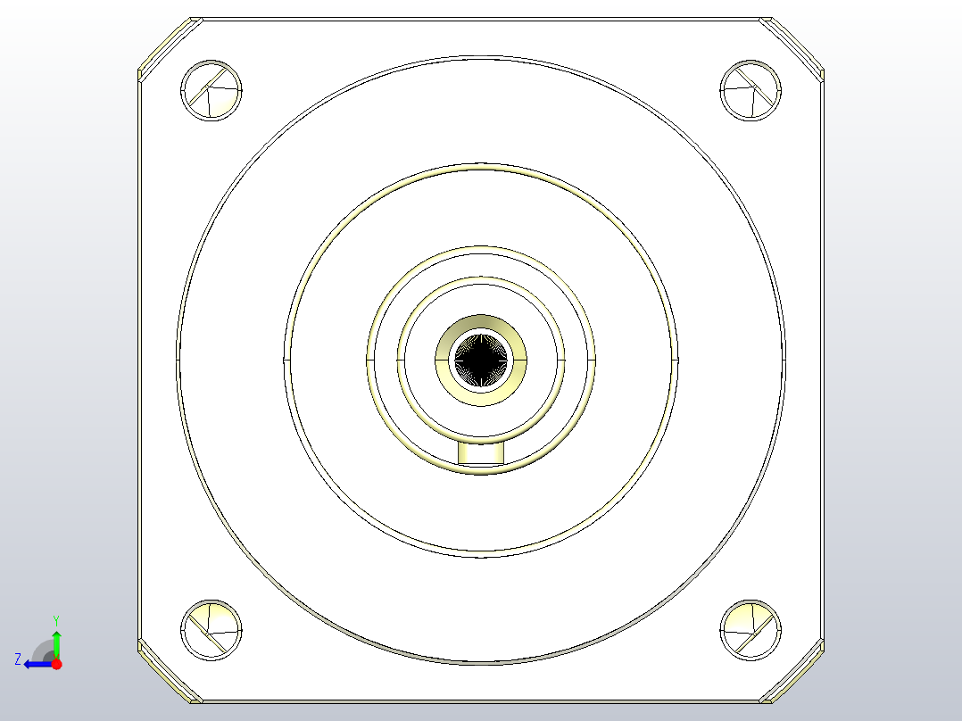 法斯顿KPL90减速机3D模型Soidworks设计右视图