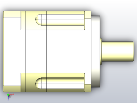 法斯顿KPL90减速机3D模型Soidworks设计俯视缩略图