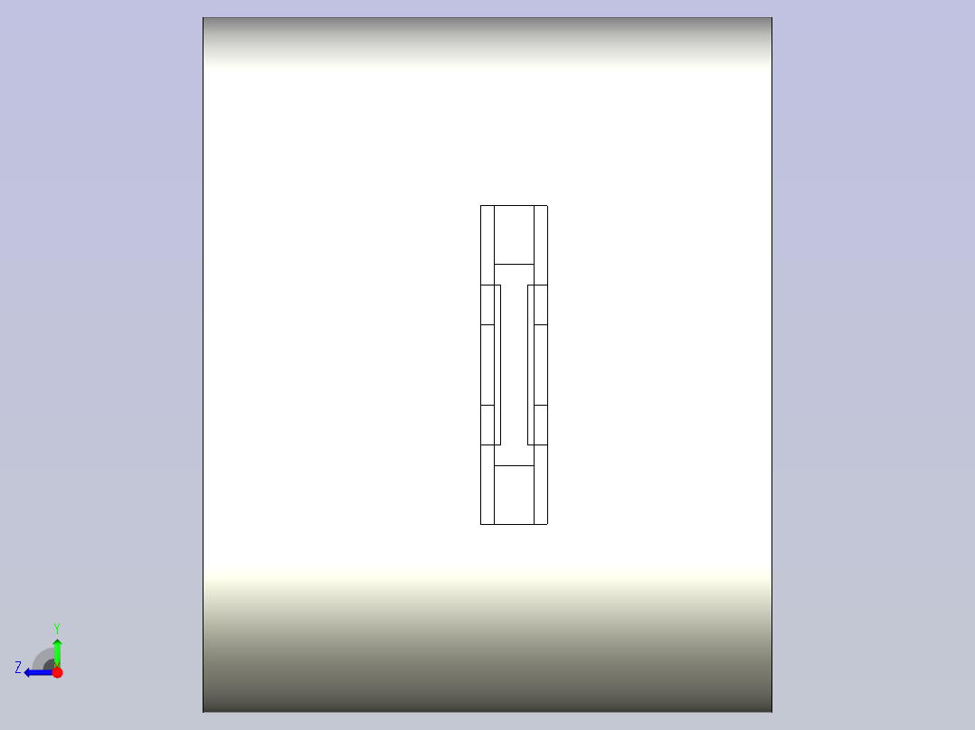 一款夹书系统柔性夹具模型右视图