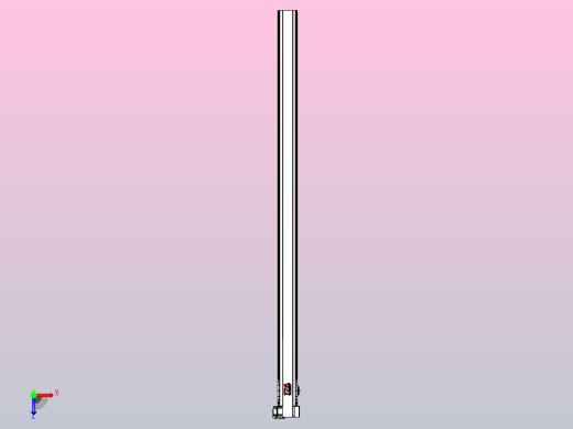 皮带直线轴半封闭可选导轨TPA-HNB-120D-110-L2150-RP-Y-P40-N3俯视缩略图