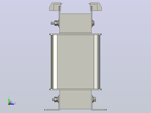 NSK-2.5～3三相干式变压器三维模型202010左视缩略图