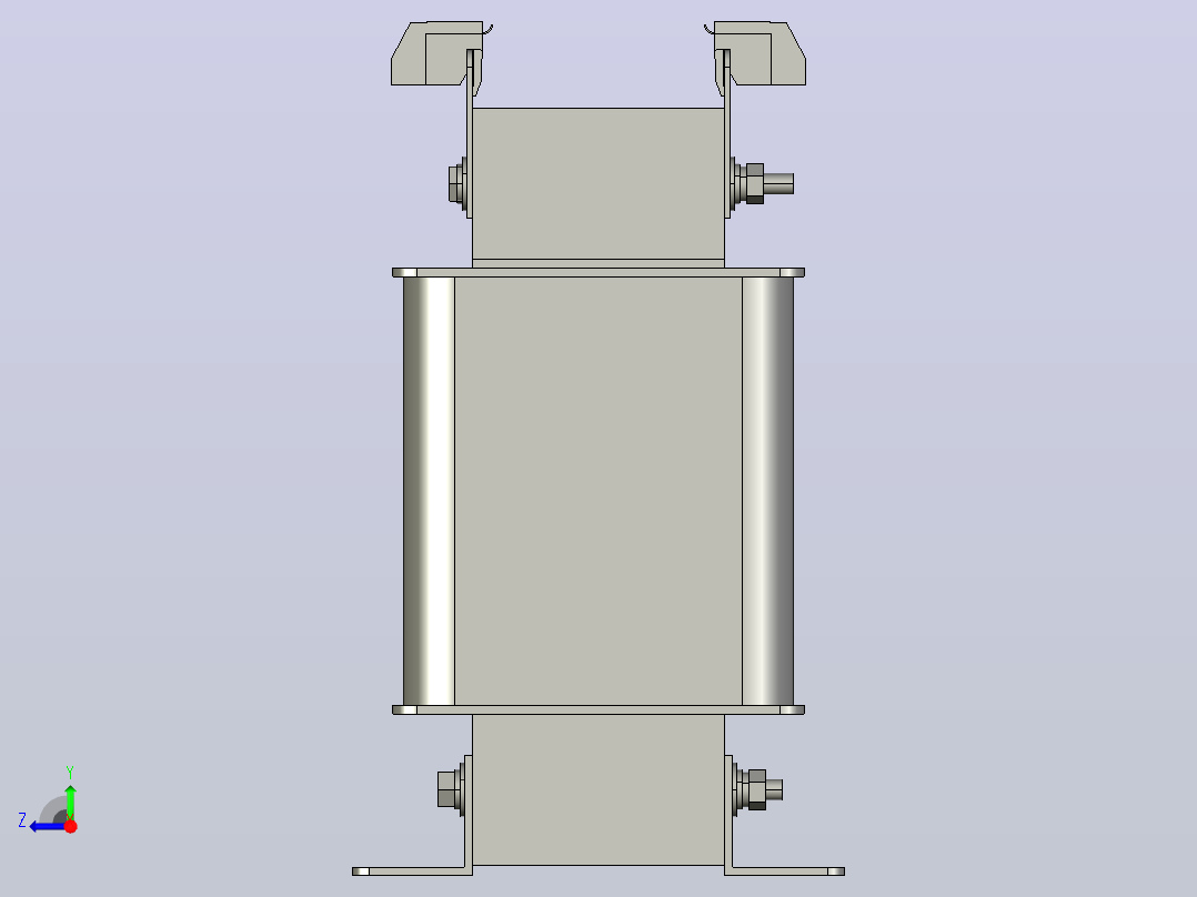 NSK-2.5～3三相干式变压器三维模型202010右视图