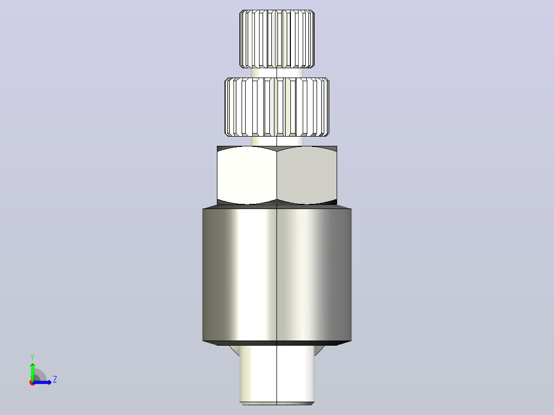 MSE-C(Mini Elbow)塑体插入式管接头[013093105] (2)左视图