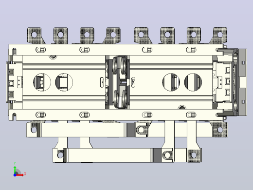 NC2-225Ns 4P交流接触器三维模型202306前视缩略图