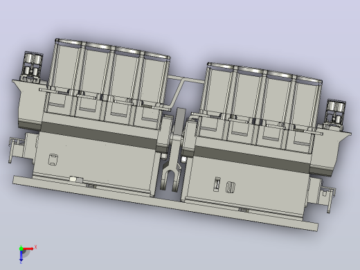 NC2-225Ns 4P交流接触器三维模型202306俯视缩略图