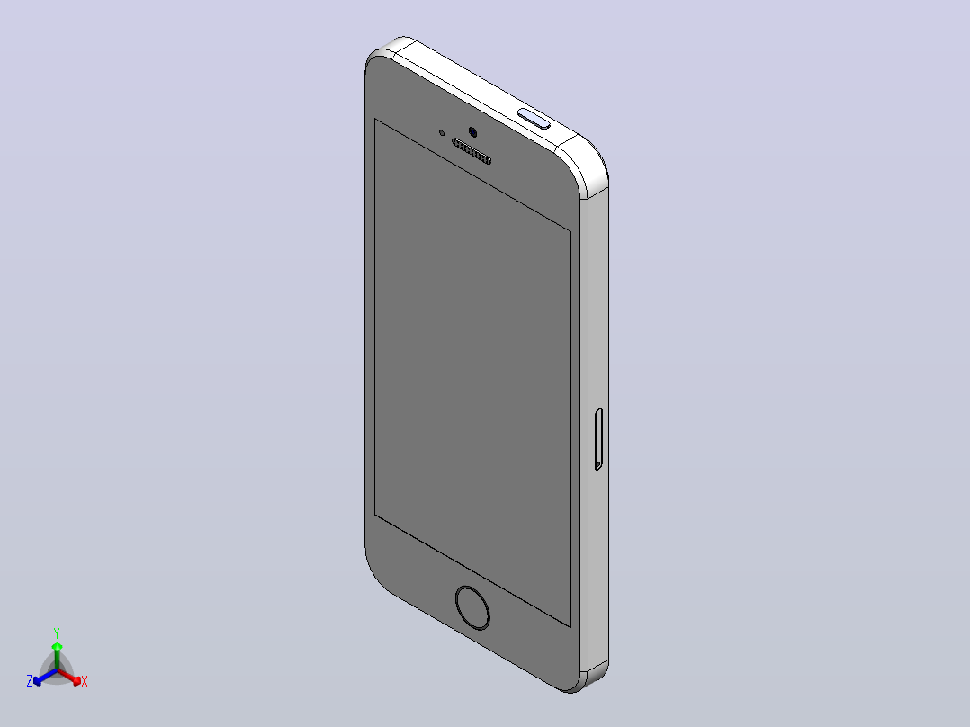 Phone 5s 831正等轴测图