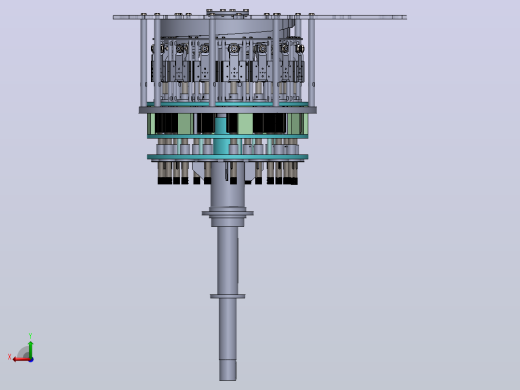 瓶子螺纹加工头3D图纸 Solidworks设计后视缩略图
