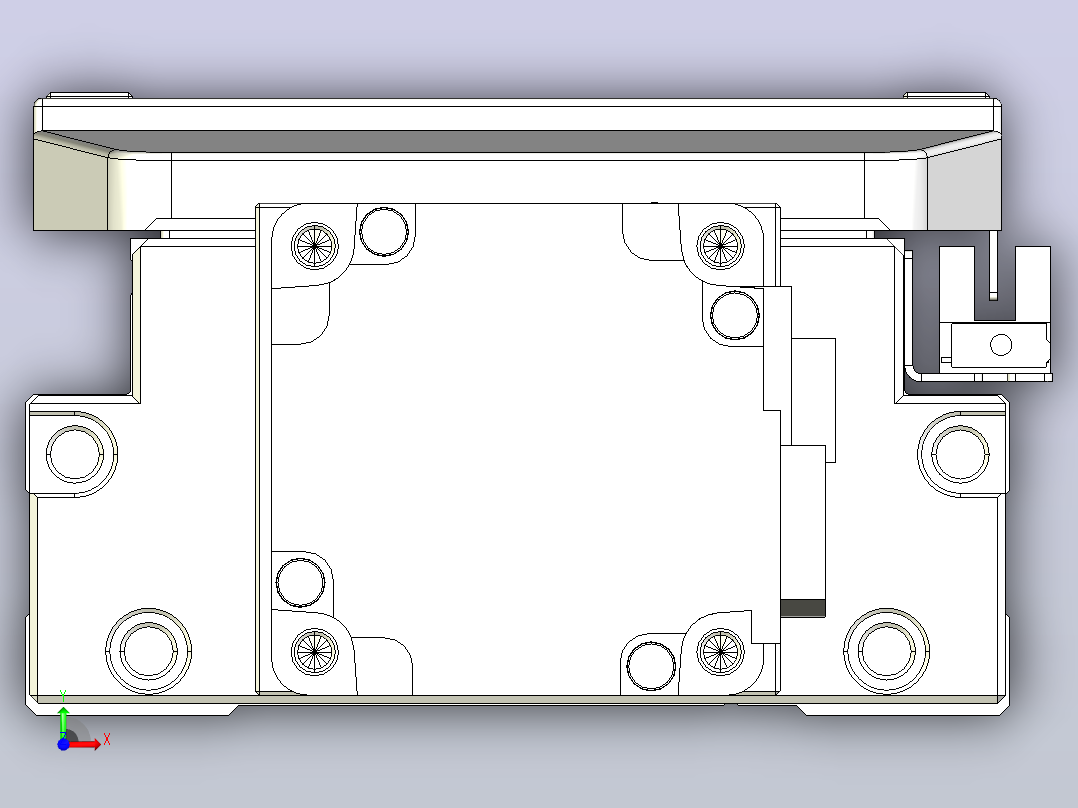 滚珠丝杠直线轴内置导轨TPA-GCR-120-1610C-L950-M-M40-N3前视图