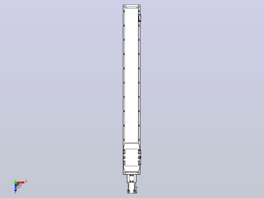 滚珠丝杠直线轴内置导轨TPA-GCR-120-1610C-L950-M-M40-N3俯视缩略图