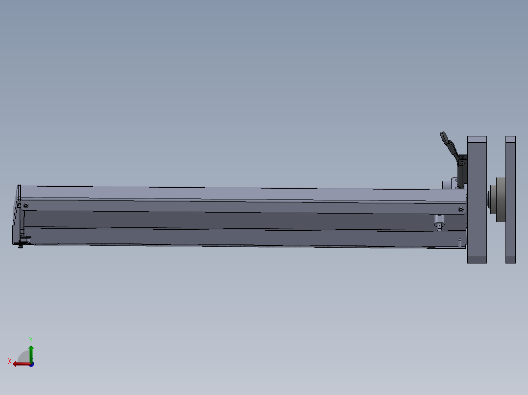 控制面板组件 左侧右侧装配夹具后视图