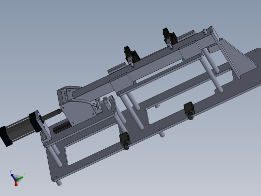右脚组件焊接夹具