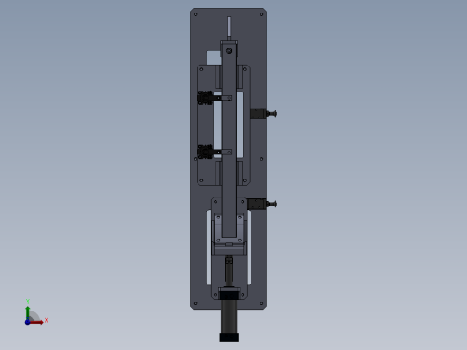 右脚组件焊接夹具前视缩略图