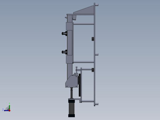 右脚组件焊接夹具右视缩略图