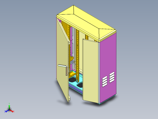 电话线柜主视缩略图