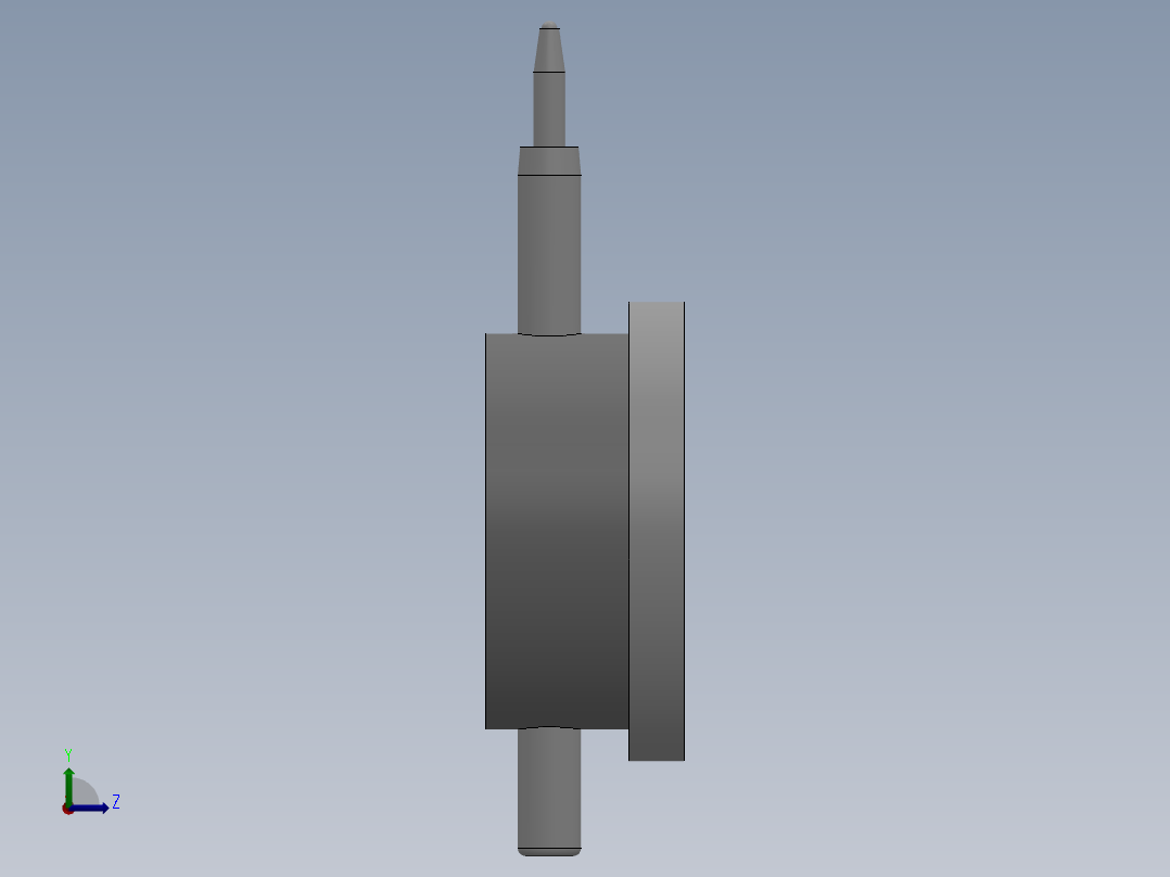 成量机械百分表（0-5大表）左视图