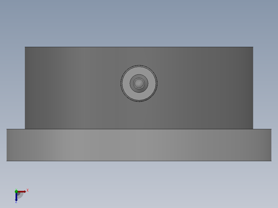 成量机械百分表（0-5大表）俯视图