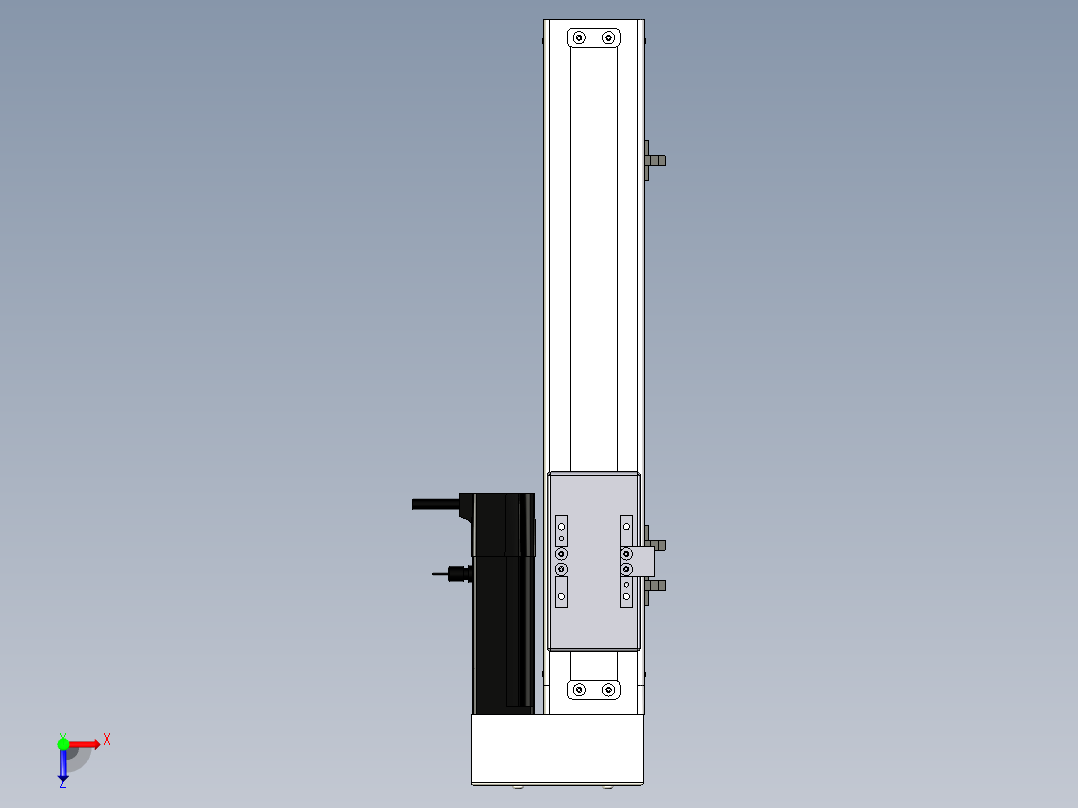 Toyo东佑达直线模组-ETH6-250-BR+煞車-M5俯视图