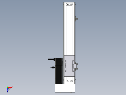 Toyo东佑达直线模组-ETH6-250-BR+煞車-M5俯视缩略图