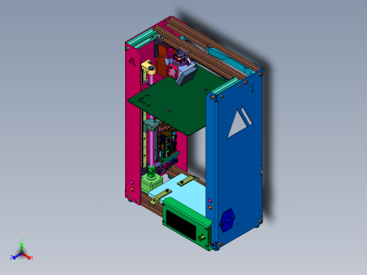 打印200x200x250开源3D打印机正等轴测缩略图