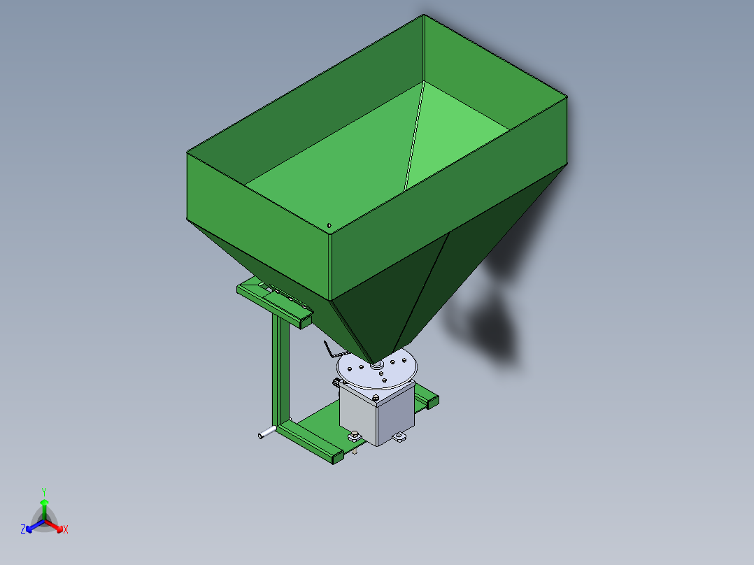 施肥机三维模型