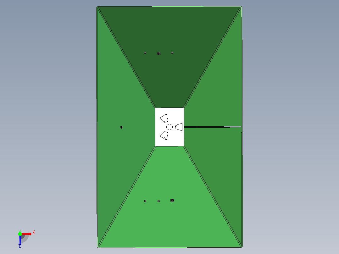 施肥机三维模型俯视图