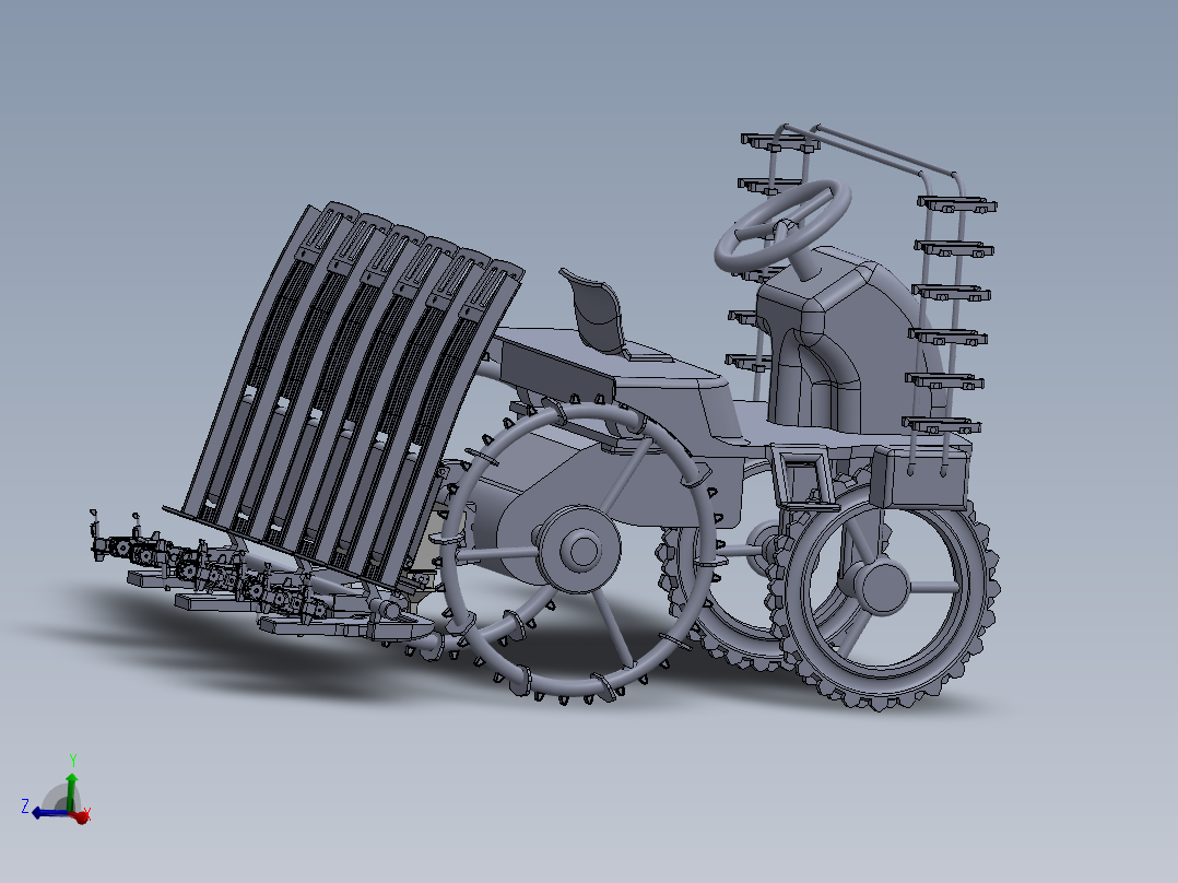 插秧部位自平衡的插秧机器人